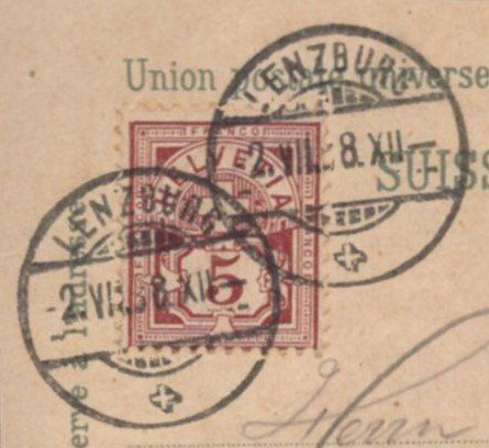 Cartoline postali: Lenzburg – Difettoso da Aarau venduto da kufi44 2