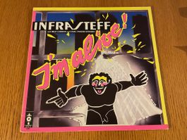 Infra Steff- I'm Alive! Doppel Vinyl LP von 1984, Zyt 249
