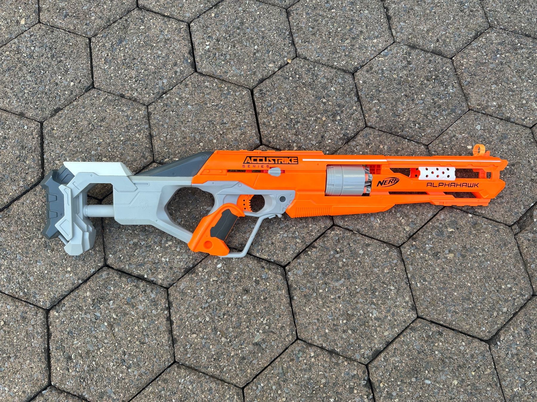Nerf Giocattoli: Nerf accustrike alphahawk mit Munition – Usato da Adliswil venduto da Celix