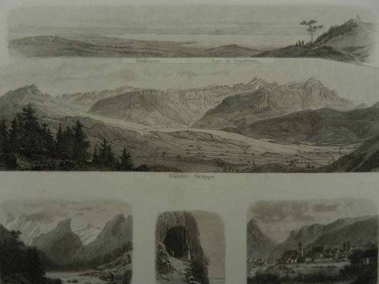 Stiche: Kanton Appenzell Souvenirblatt – Gebraucht aus Risch von Antikfee 1