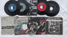 Vinyl 7-Zoll Singles 60er/70er Rock-Sammlung diverse Küns...