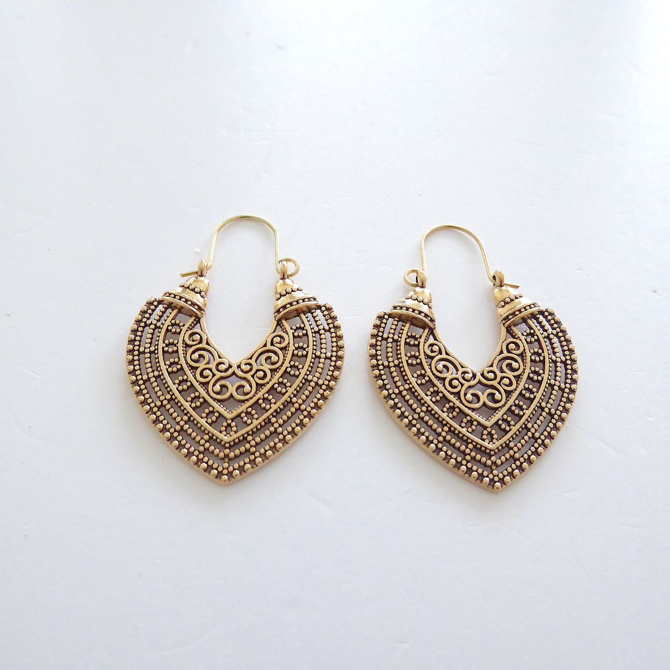 Ohrringe & -stecker: Ohrringe - Ethno Stil - Boho - goldig - Modeschmuck – Neu (gemäss Beschreibung) aus Basel von Kunterbunt12