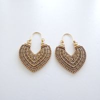 Ohrringe - Ethno Stil - Boho - goldig - Modeschmuck