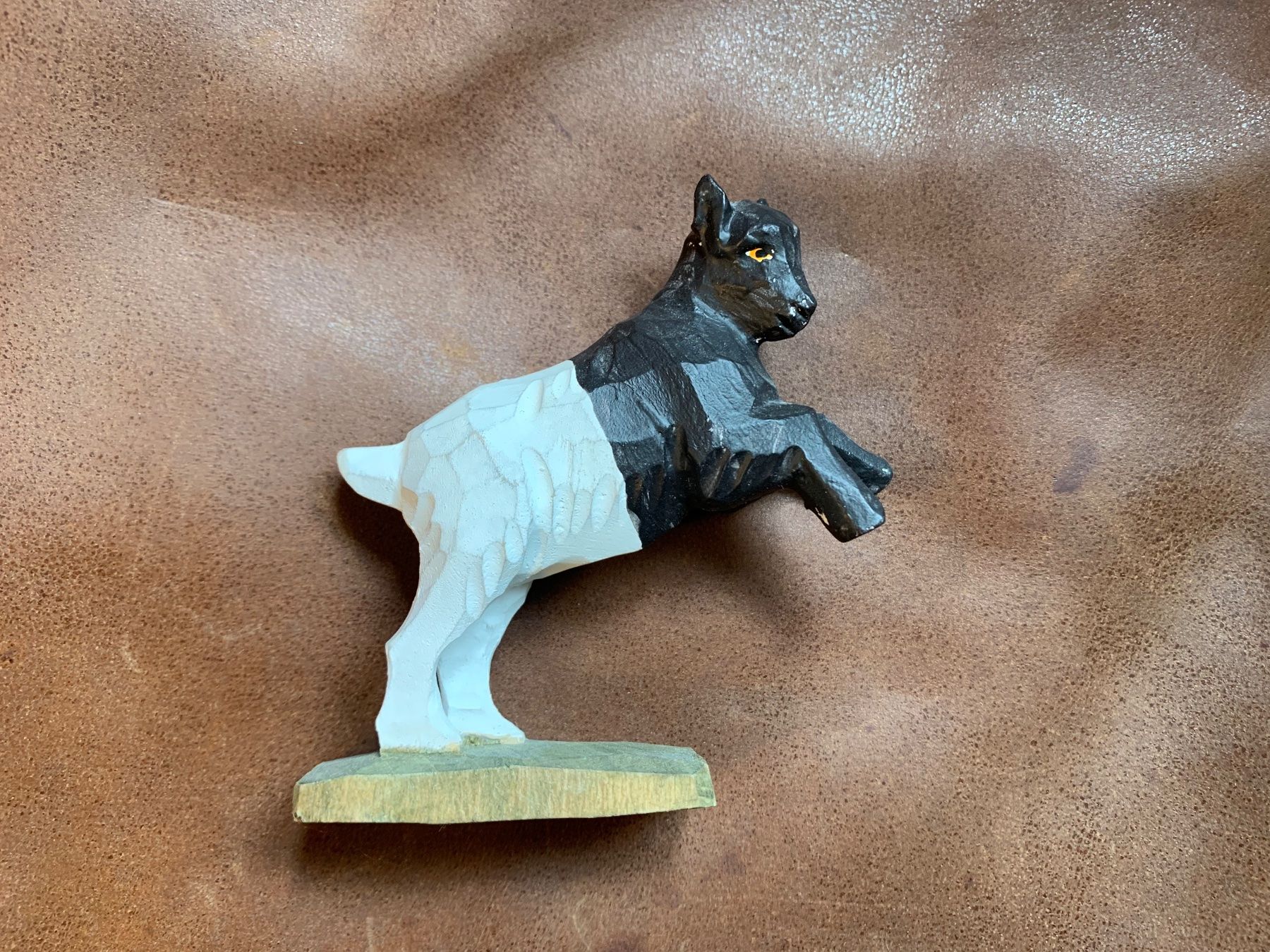 Statuette: Huggler Brienz, Ziege, Gitzi, Zicklein, Krippenfigur, Holz – Usato da Kloten venduto da petrol5555 1