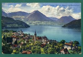 Vitznau mit Stanser- und Buochserhorn, 1924, gelaufen