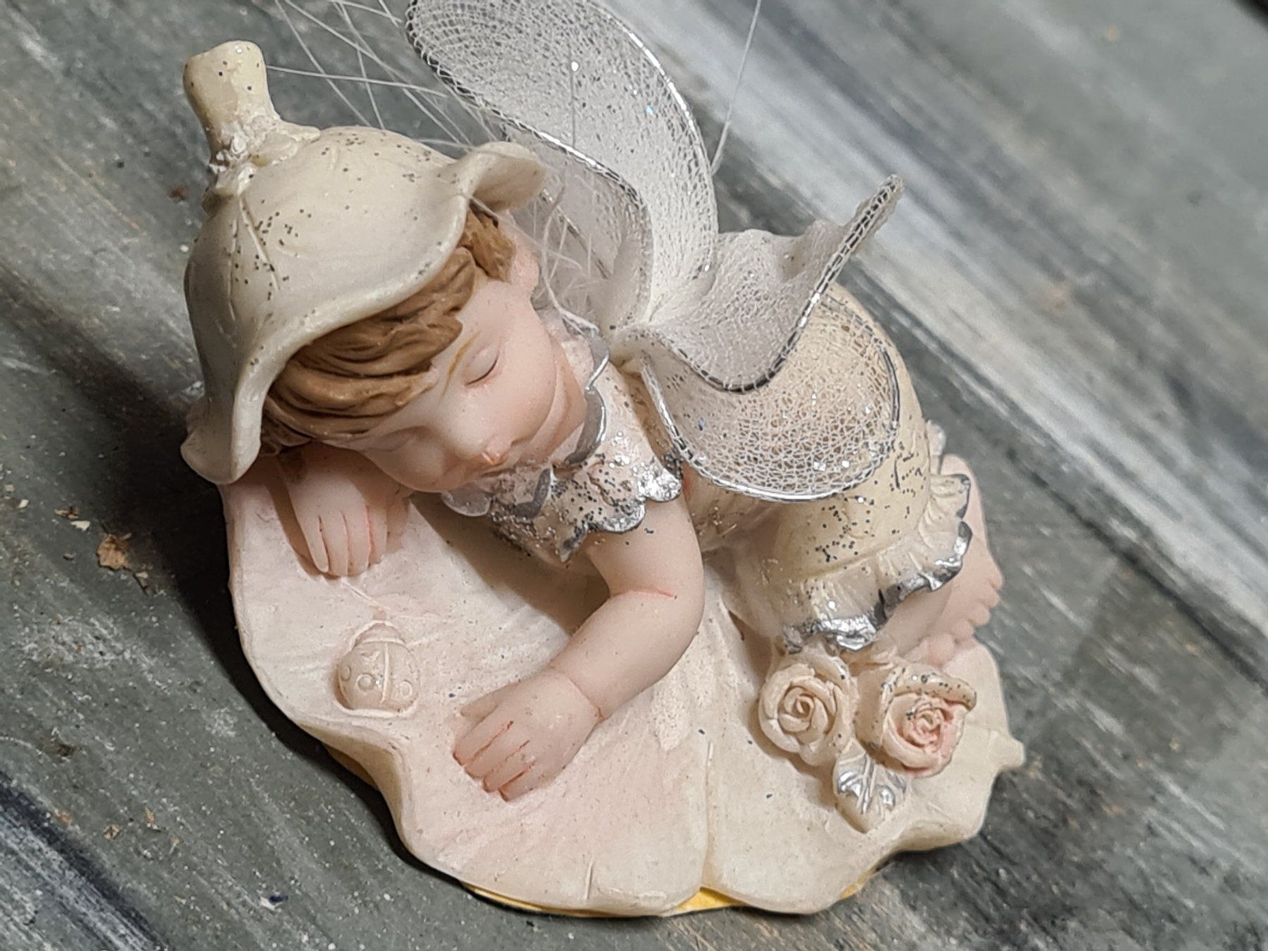 Statuette: Engelsfigur, ca. 7x5.5 cm – Usato da Amriswil venduto da kleindeko