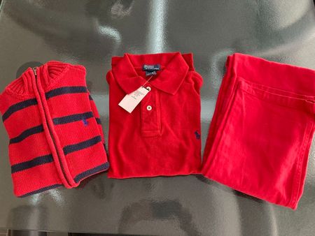 Ralph Lauren / Mc Kenzy 3-Teile Set, Gr. 8 Jahre, z. T. neu!