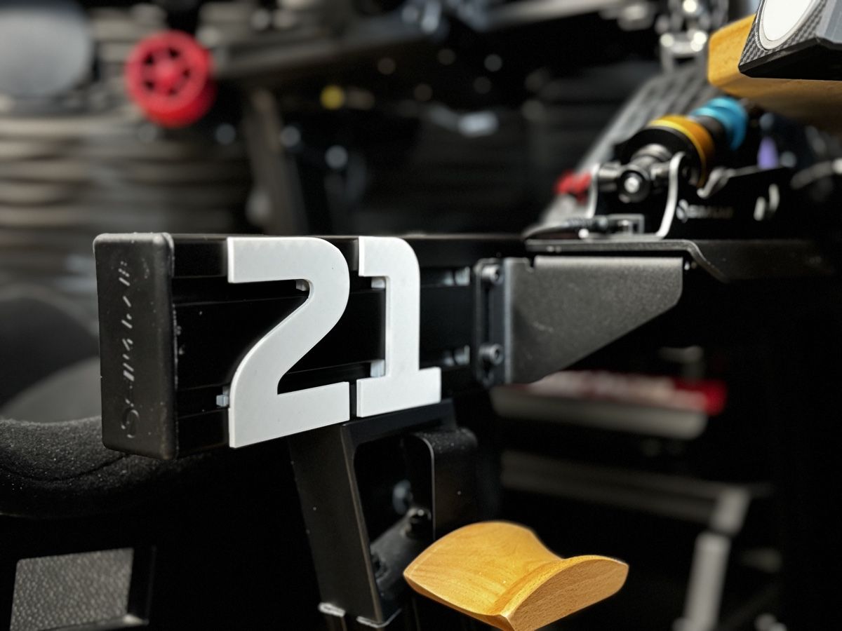 Fanatec Console: Startnummer Simracing Carbon Optik – Nuovo e nell'imballaggio originale da Winterthur venduto da rz87