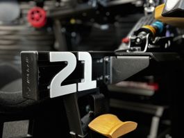 Startnummer Simracing Carbon Optik