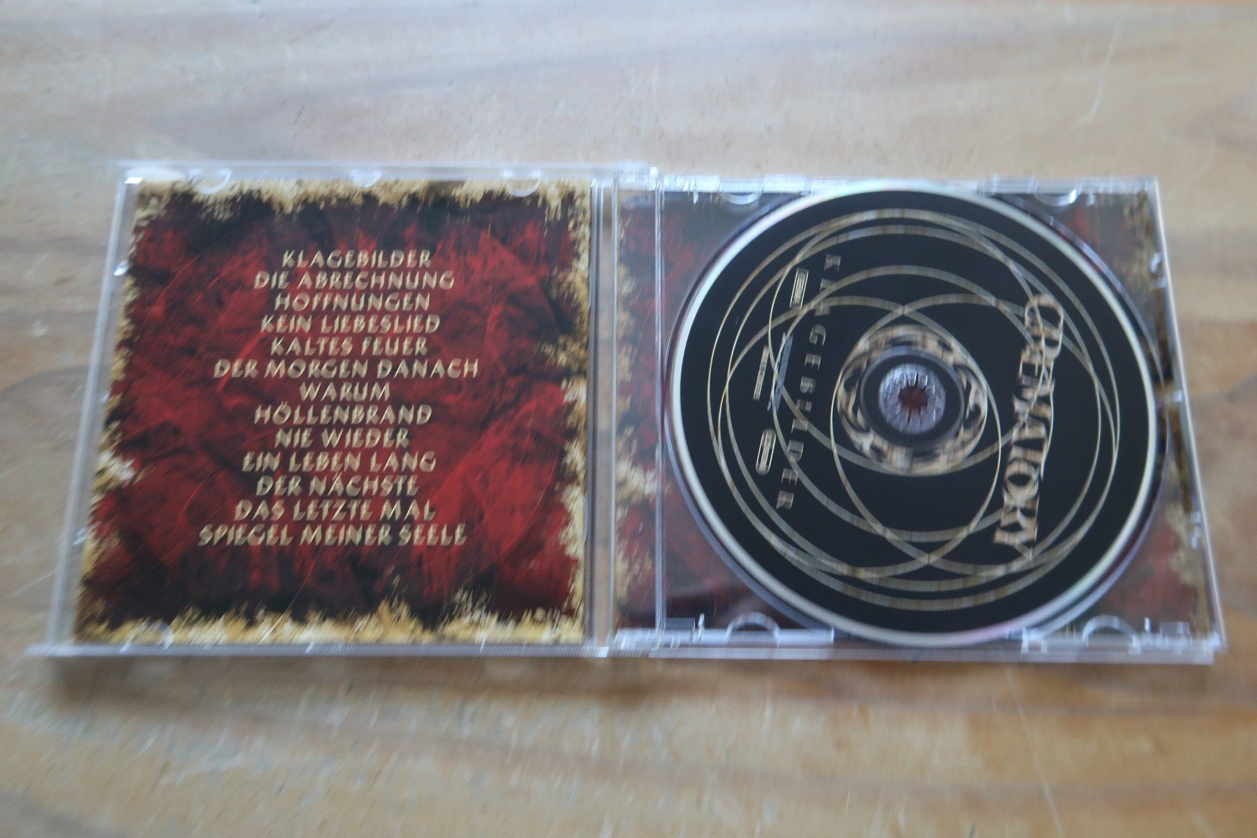 CD: CREMATORY - KLAGEBILDER - CD – Usato da Basel venduto da Patiscat 3