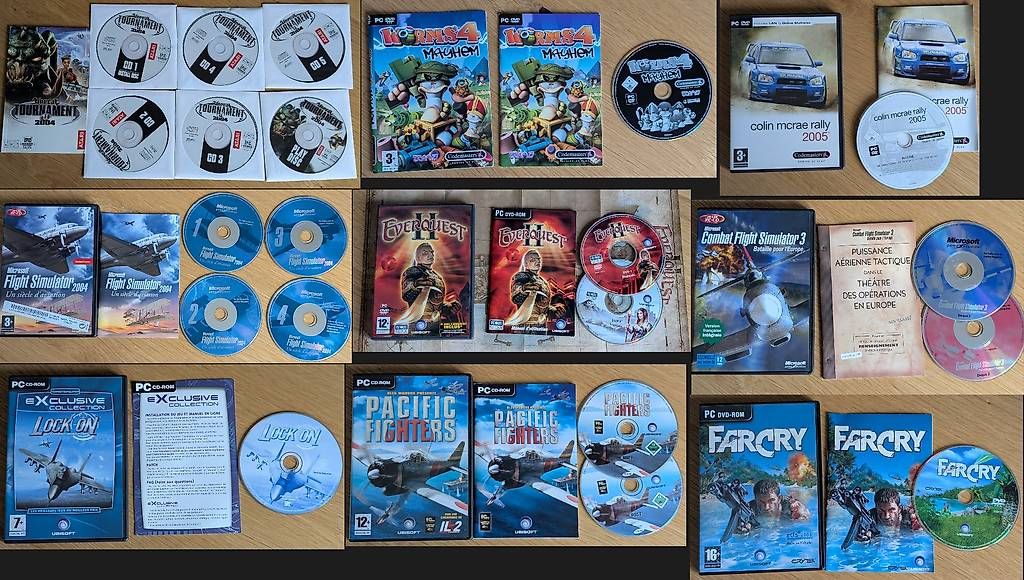Giochi: Lot 9 jeux PC simulation/course/divers | VF – Usato da Neuchâtel venduto da Nila_3D 1