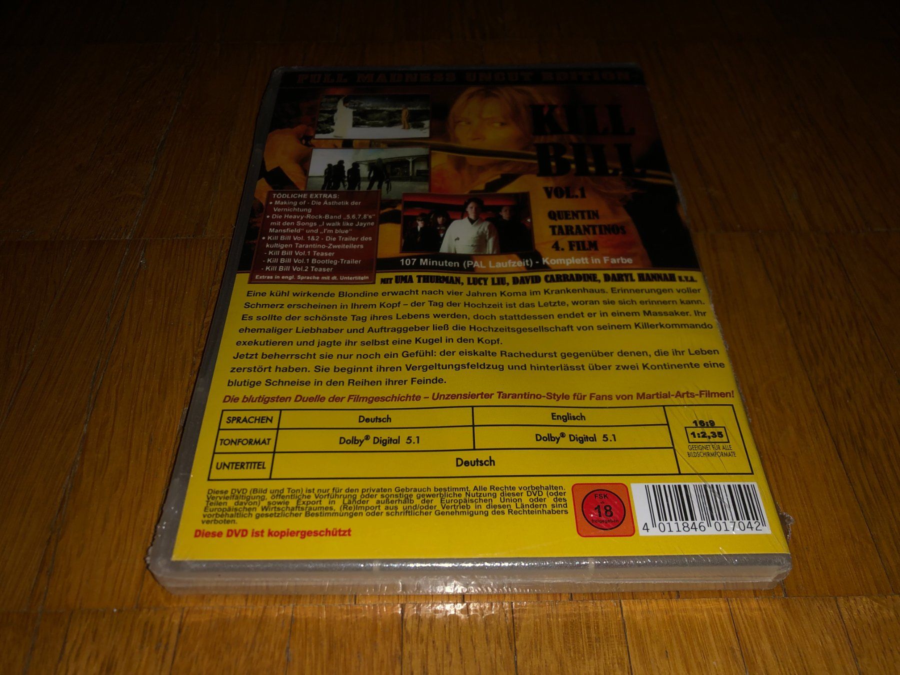 Alle DVDs: Kill Bill - KOMPLETT IN FARBE - UNCUT – Neu und originalverpackt aus Basel von havsok 1
