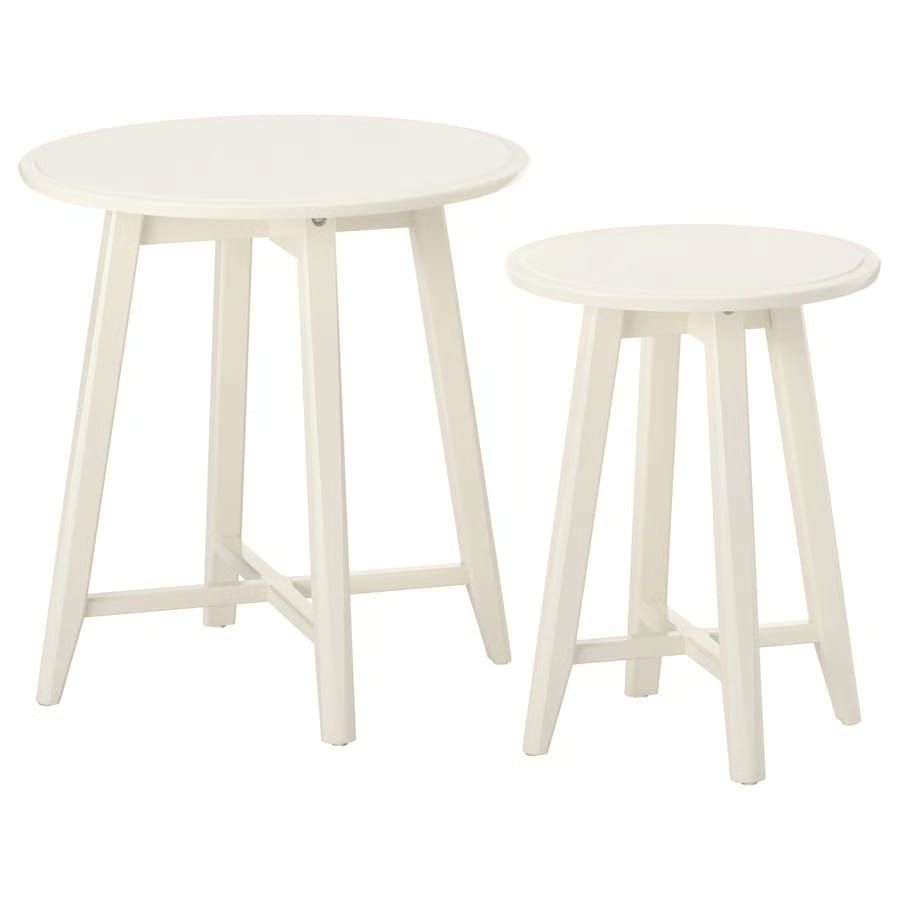 Tavoli: IKEA Satztische 2 St, weiß – Usato da Stäfa venduto da bluumartini