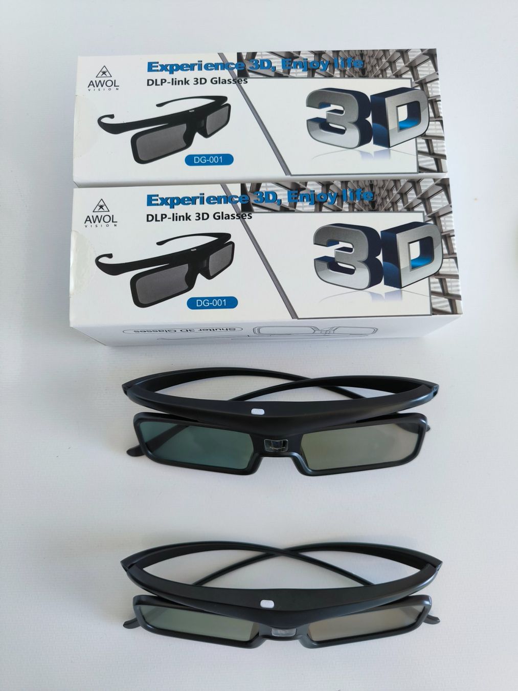 Occhiali & Lenti: AWOL Vision DLP Link 3D-Brillen (2er-Pack) – Nuovo (secondo la descrizione) da Wallisellen venduto da C_DM 2