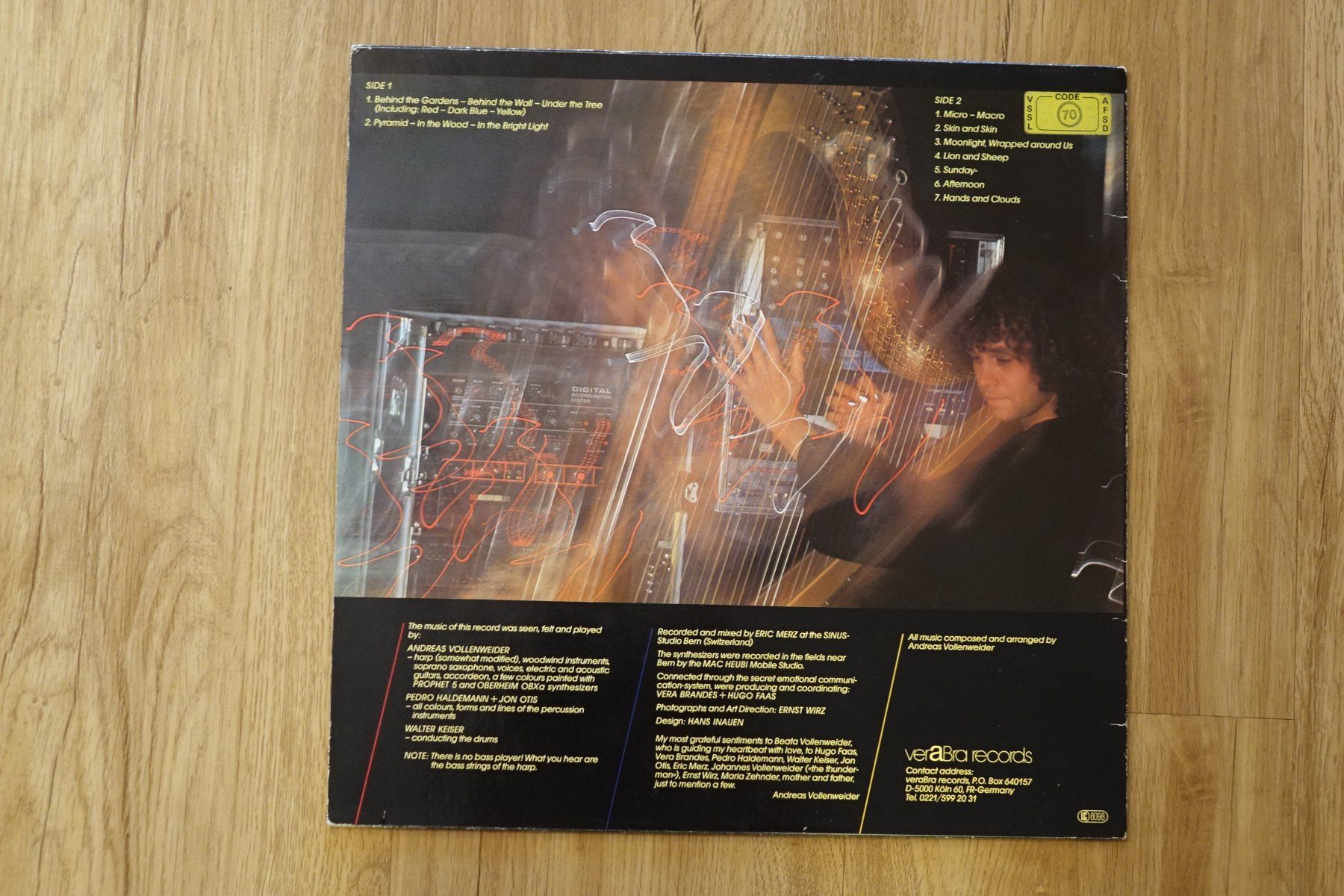 Dischi in vinile: Andreas Vollenweider, Vinyl LP 1981 – Usato da Seuzach venduto da tiptop55 1