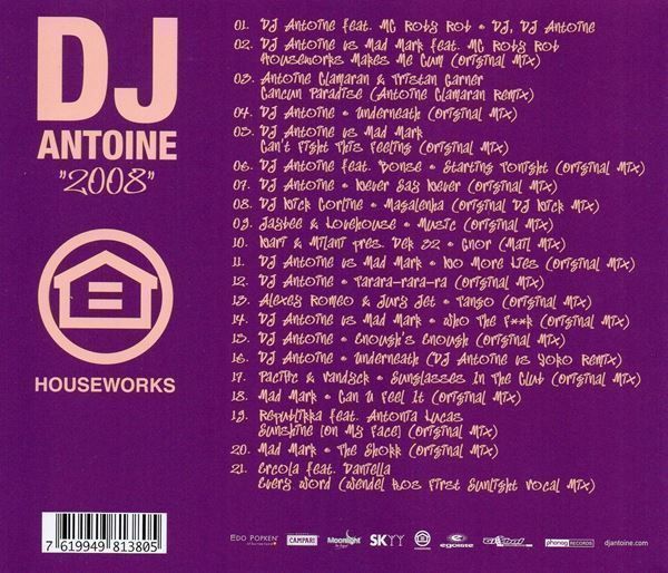 CDs: DJ Antoine - "2008" Houseworks - CD – Gebraucht aus Greifensee von scharmant 1