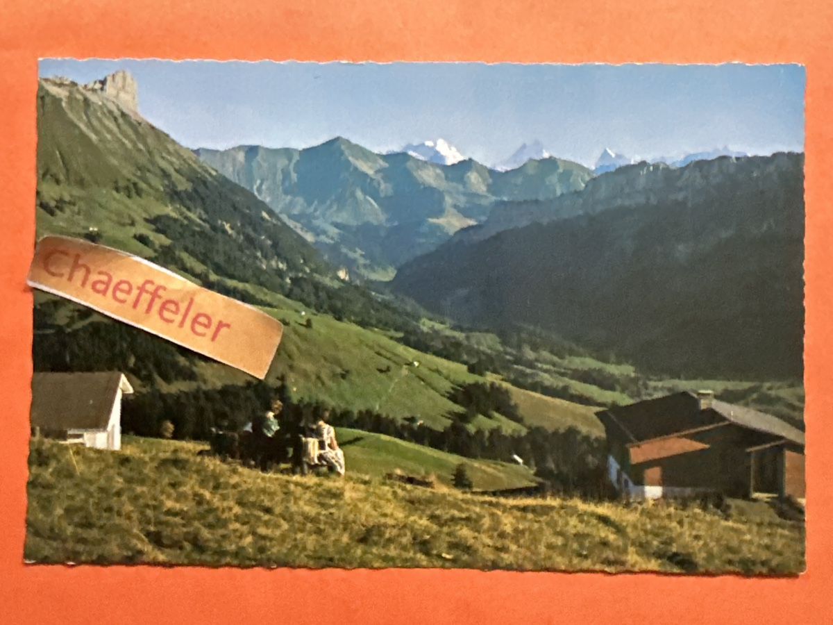 Ansichtskarten: Marbachegg / LU, Schybegütsch und Berneralpen – Gebraucht aus Zürich von Chaeffeler