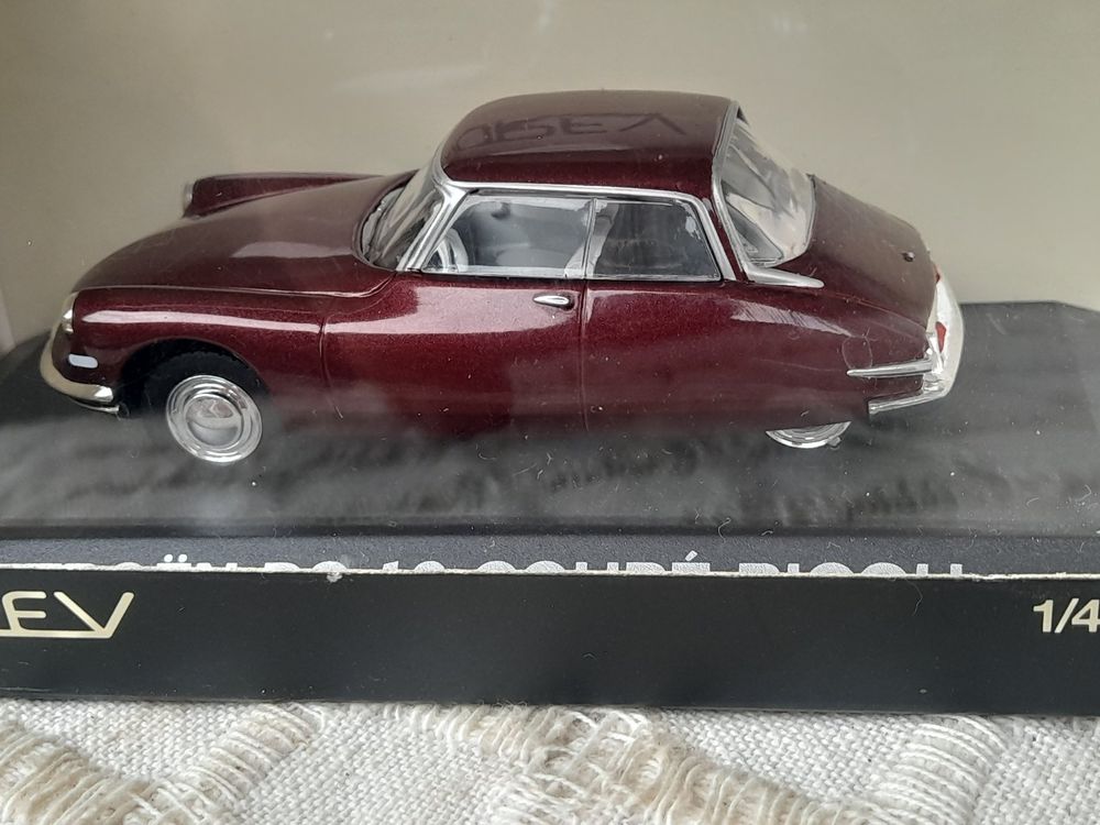 Miniature Citroën DS 19 Coupé Paris 1958 - NOREV 1/43 - Rouge - Neuf En Boîte D'origine