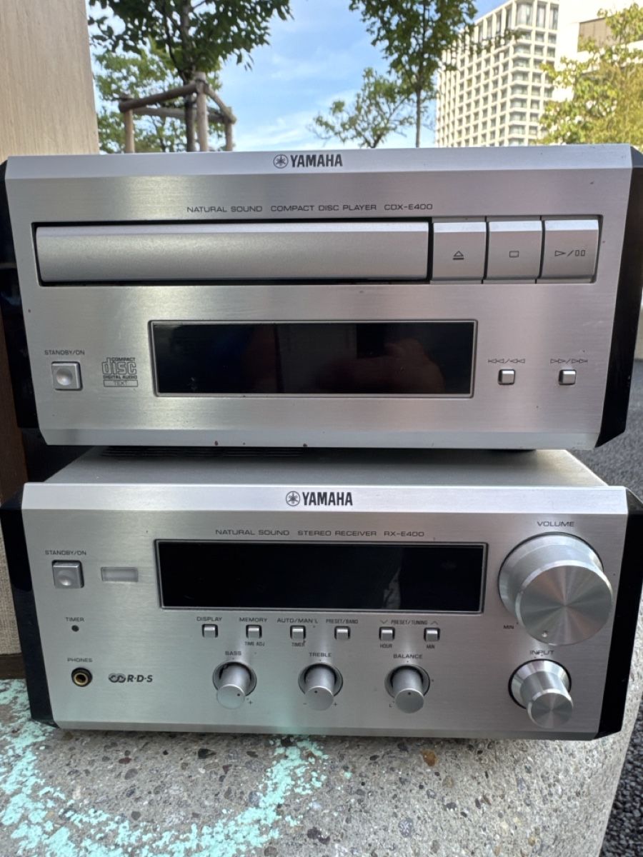 Yamaha Sistemi audio & multimediali: Yamaha PianoCraft RX-E400 & CDX-E400 Anlage  – Usato da Zürich venduto da Brockiwelt 1