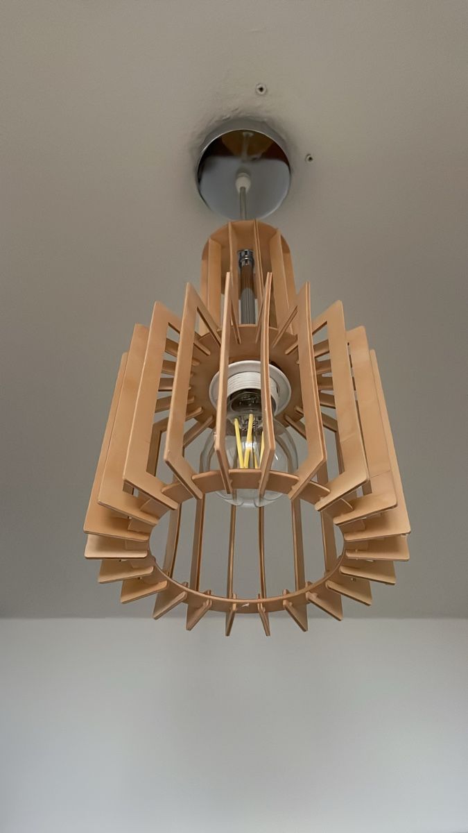 Beliani Kronleuchter & Deckenlampen: Holzlampe / wooden lamp – Neu (gemäss Beschreibung) aus Thalwil von Marina2603 1