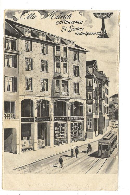 St. Gallen Goldschmied Münch Stadt Goliathgasse 10 Tram Kaufen