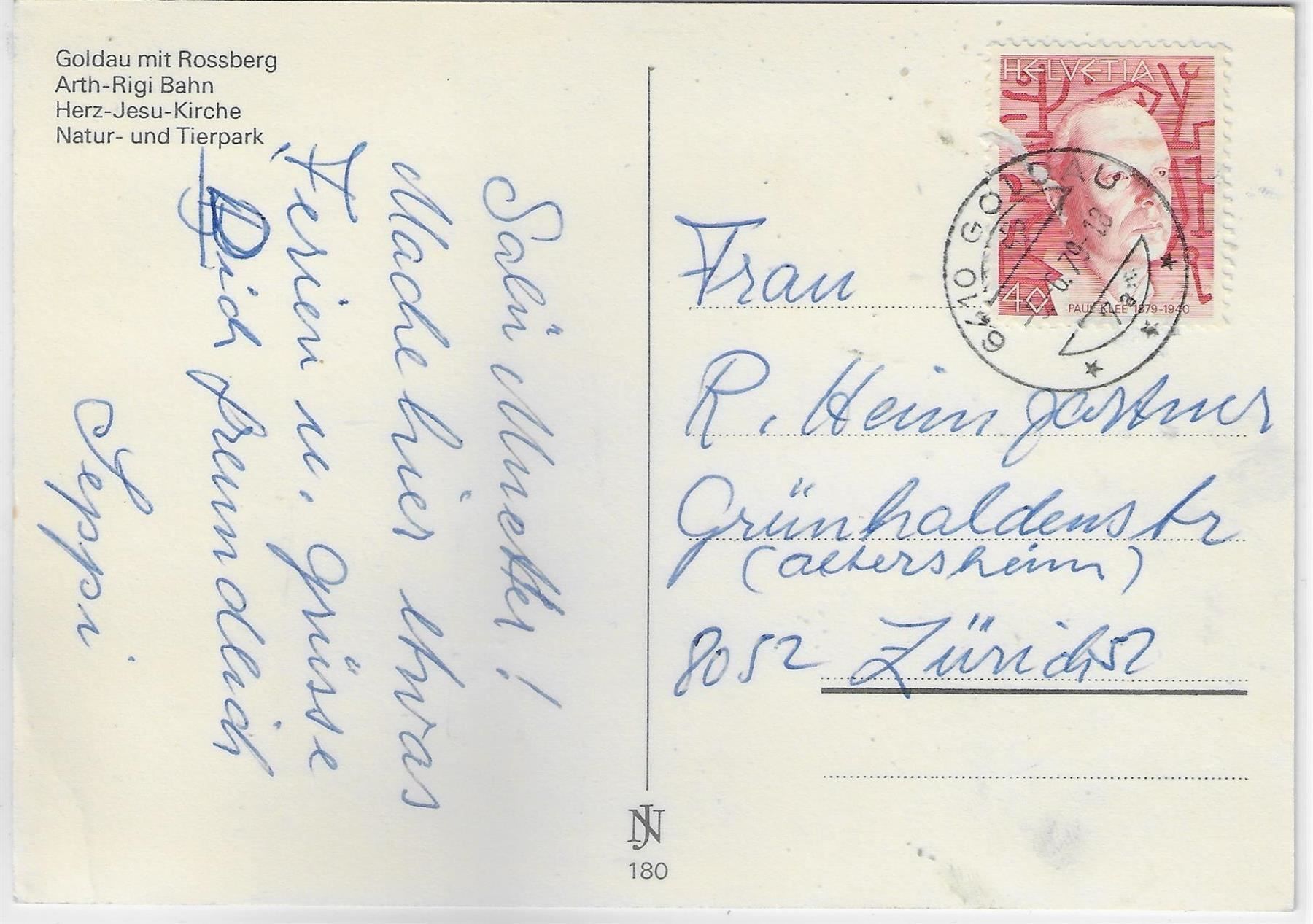 Cartes postales: Goldau am Rigi - Multiview – D'occasion à Ettingen par Kartenplanet 1