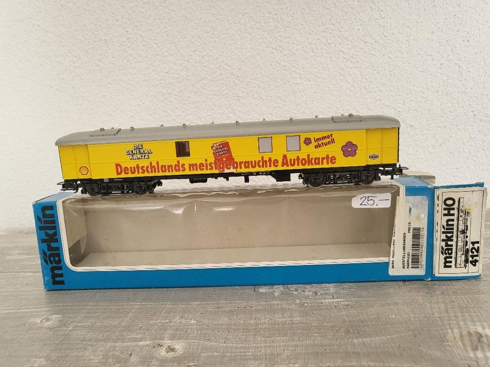 Märklin 4121 Ausstellungswagen der DB H0/AC in OVP Kaufen auf Ricardo