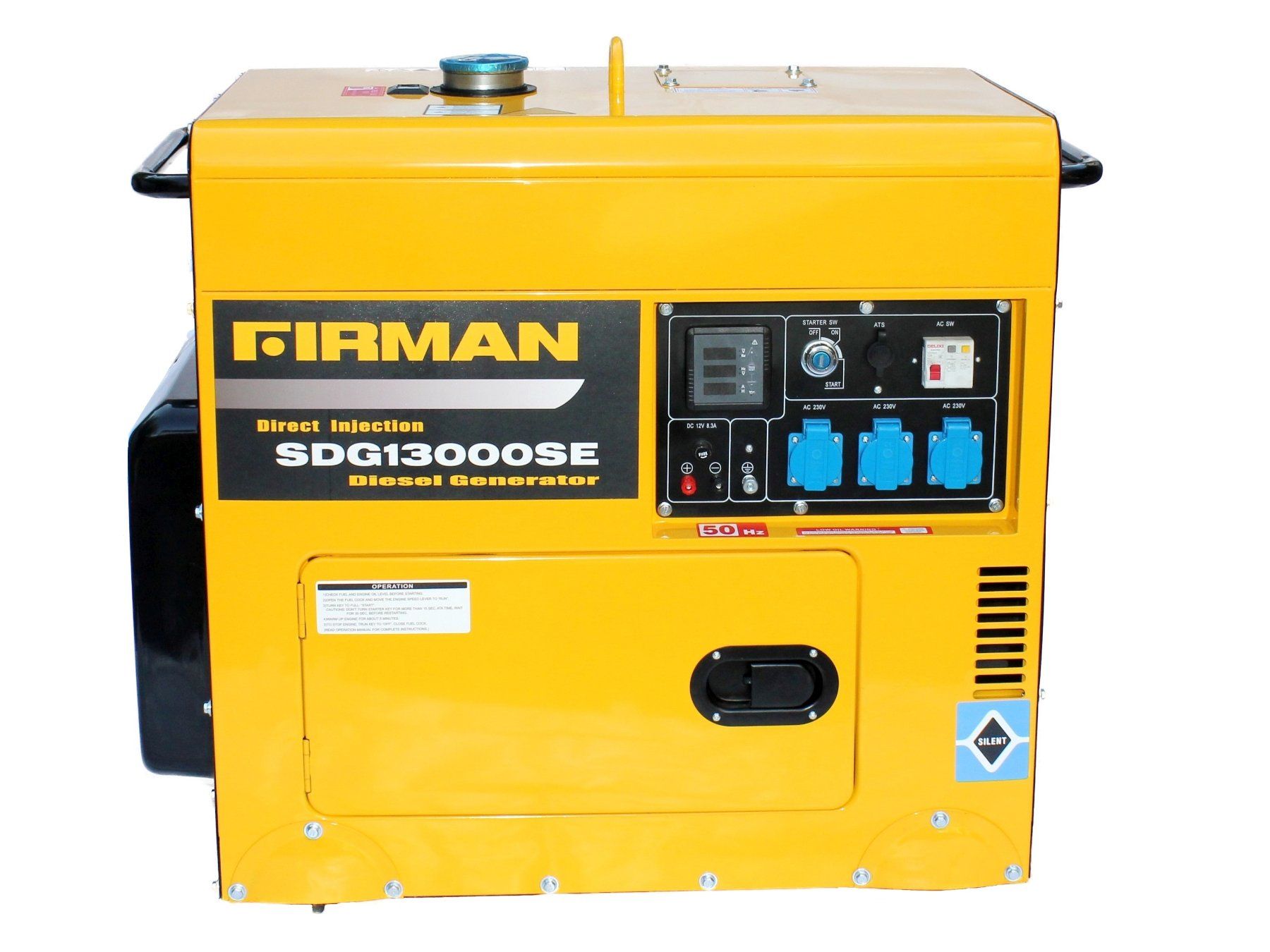 Generatori di corrente: Firman SDG13000SE- Diesel Generator mit 6.5 KW – Nuovo e nell'imballaggio originale da Entlebuch venduto da Hebu