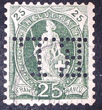 Tous les timbres: Perfin   69 – D'occasion à Opfikon par webstar30
