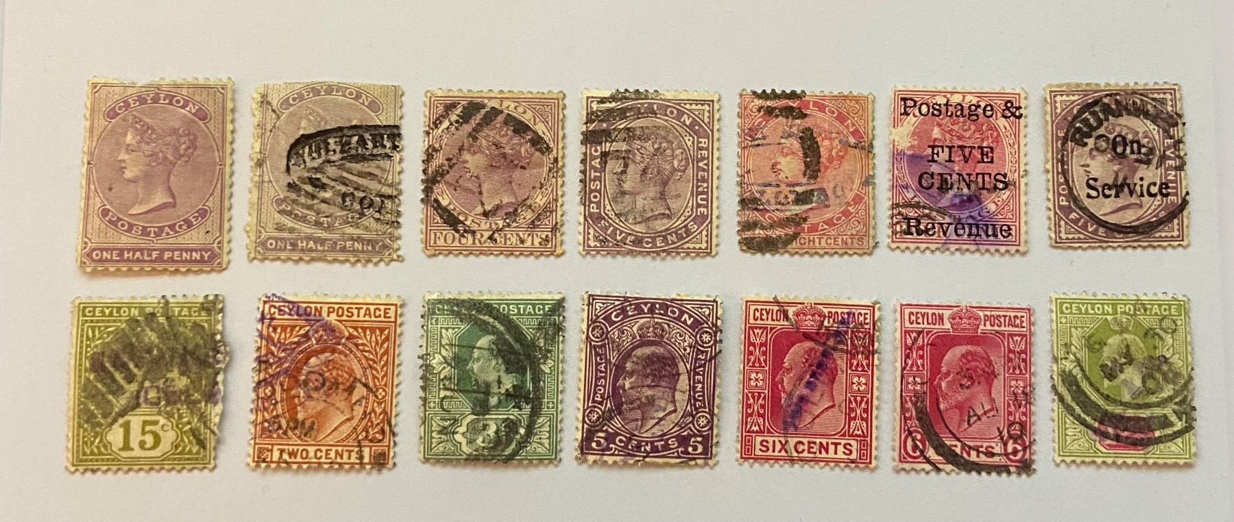 Tutti i francobolli: Timbres anciens de ceylon – Usato da Collex venduto da RCXGJ