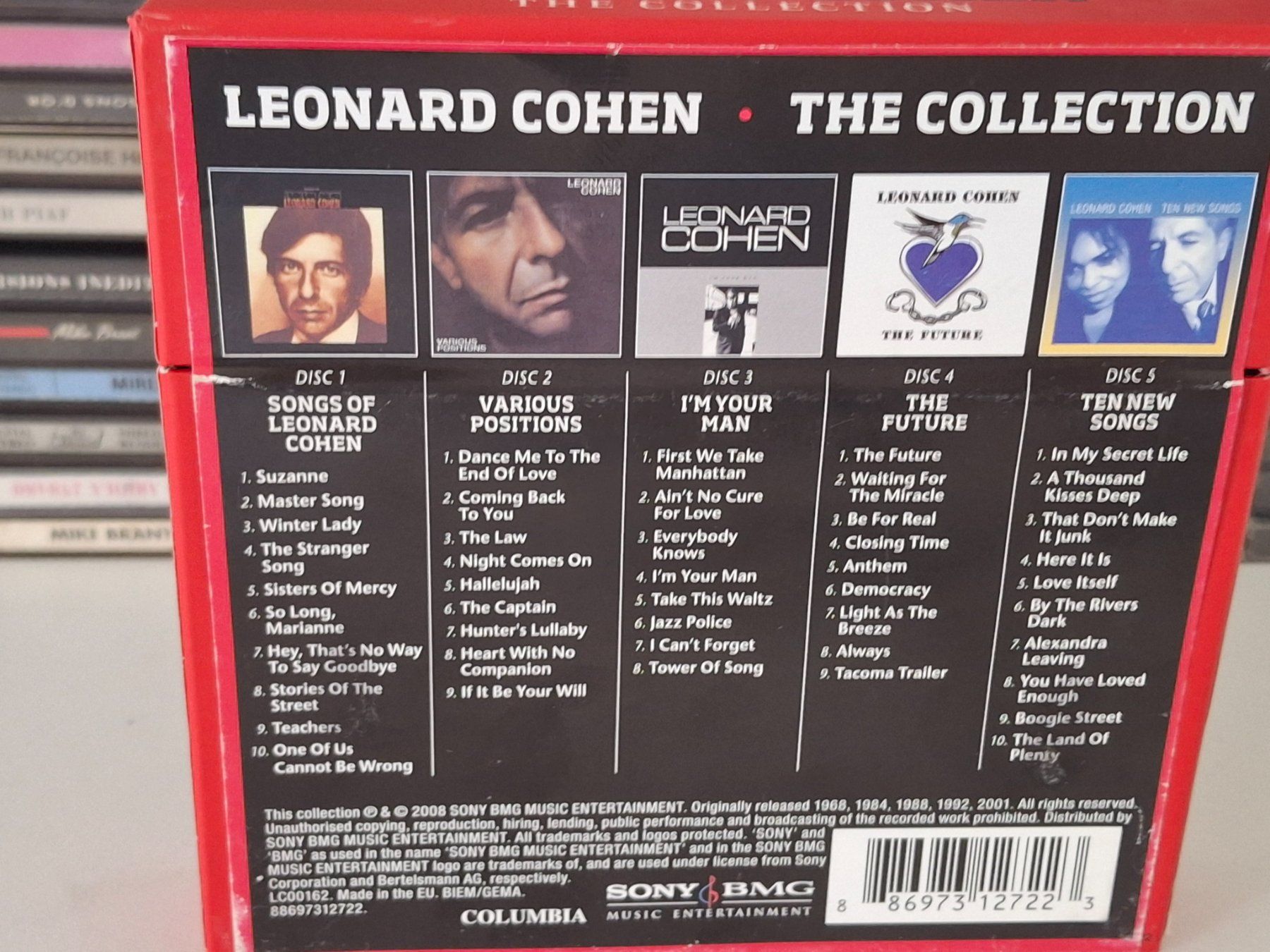 CDs: 5CD Box Leonard Cohen The Collection – Gebraucht aus Aarberg von Jackup1 1