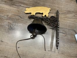 Schweineglocke aus Gusseisen - Einzigartige Dekoration! 52