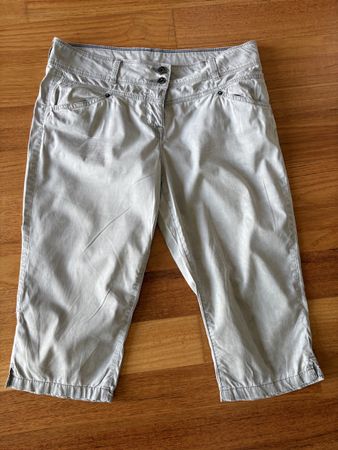 Tom Tailor grau Capri kurze Hose M 38