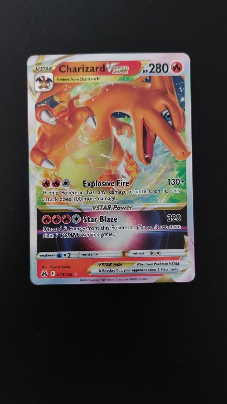 Pokémon Carte collezionabili: Charizard Vstar Crown Zenith – Nuovo (secondo la descrizione) da Bellinzona venduto da Pagur