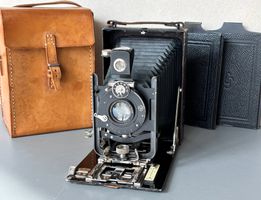 Goerz Tenax Plattenkamera mit Zubehör