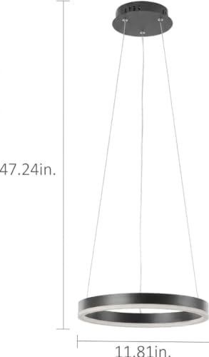 Lampadari & plafoniere: 1Stk 30cm Pendelleuchte LED Deckenleuchte Wohn Esszimmer – Nuovo e nell'imballaggio originale da Hundwil venduto da tec_mm27 5