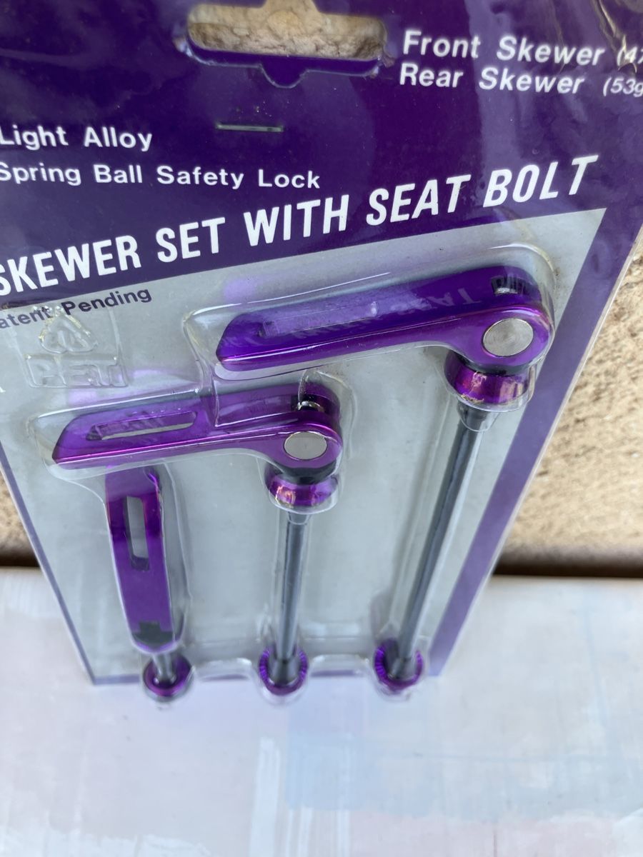 Ersatzteile: Schnellspanner Set Alu violett  – Gebraucht aus Trimbach von cendira 6