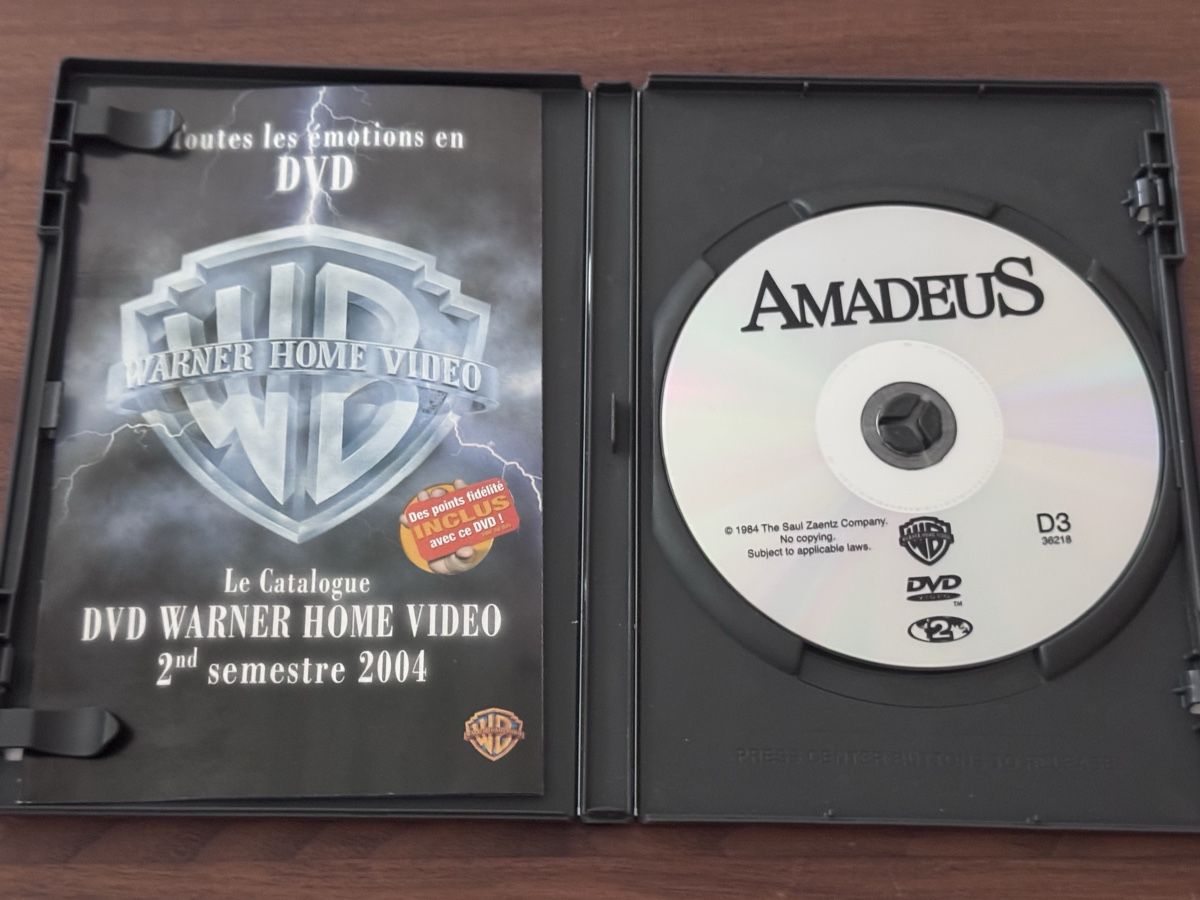 Tutti i DVDs: DVD Amadeus (Milos Forman) – Usato da Grand-Lancy venduto da cyr_n5ky 2