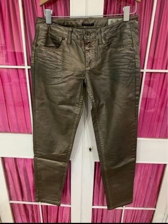 Damenhose Sisley Slim Fit bronze Grösse W28 L34 gut
