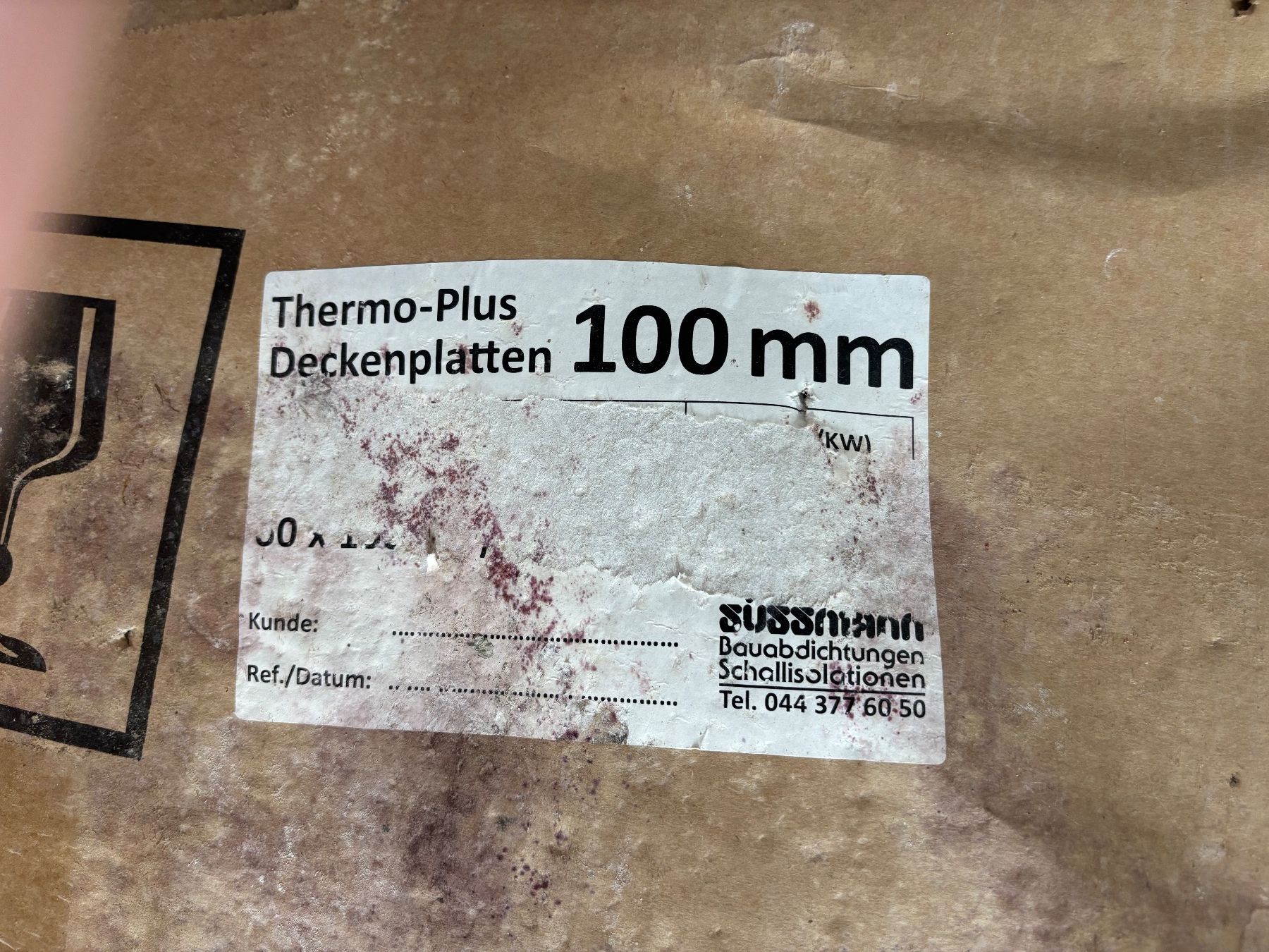 Matériau de remplissage: Thermo-Plus Deckenplatten  100 mm 1500x600mm ca. 10,60m2 – D'occasion à Winterthur par ReUse_Baumarkt 9