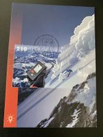 Karte Schweiz. Erfindungen 2022 Barryfox  Ausgabetag Stempel