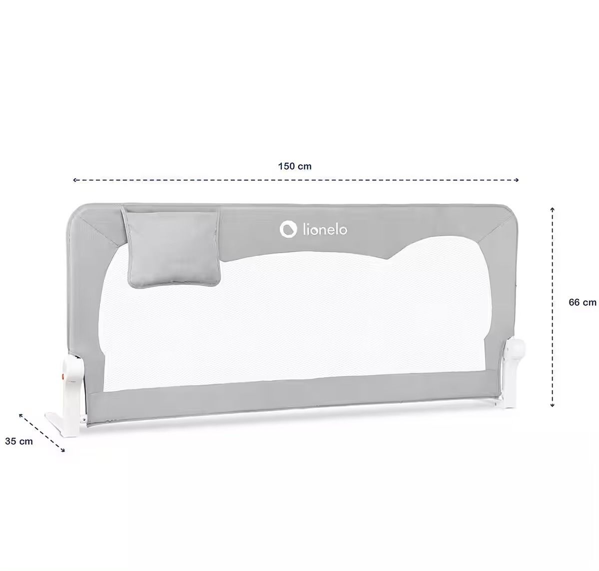 Box & Barriere di sicurezza: Lionelo Bettschutzgitter HANNA grau – Nuovo e nell'imballaggio originale da Basel venduto da Seifehuesli 2
