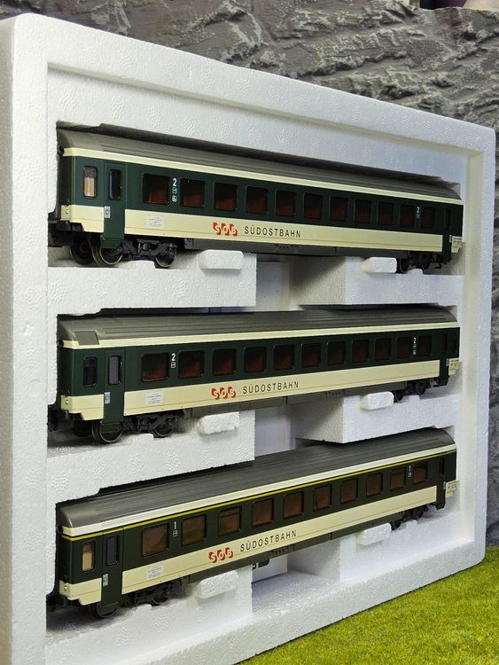 Märklin Trains électriques: Märklin 42161 __ SOB Schnellzug Wagenset _ Südostbahn _ H0 – D'occasion à Rüti ZH par ModellArt 3
