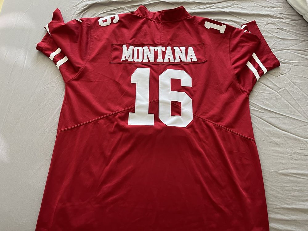 Canottiere & Pantaloni: NFL football jersey San Francisco 49ers, Joe Montana – Nuovo (secondo la descrizione) da Wallisellen venduto da pat_x6vf 1