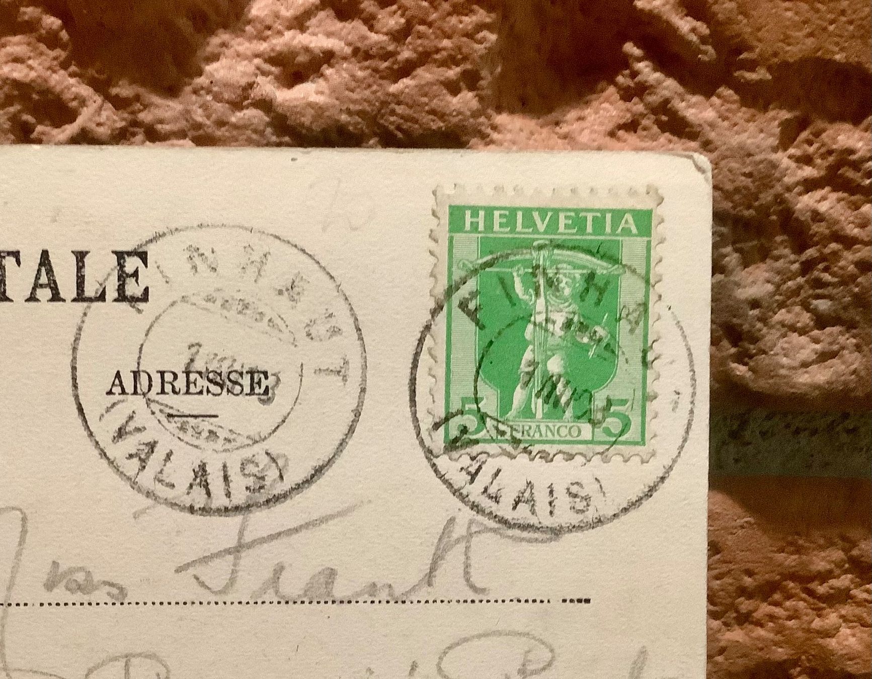 Cartoline postali: 1908 - GLACIER du TRIENT - Finhaut - Gletscher – Usato da Root venduto da ENGLAND-TREASURES 3