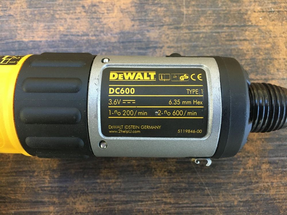 Dc600 dewalt best sale