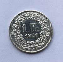 1886 1 Franken -unz