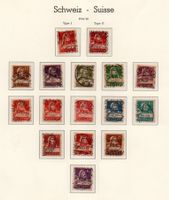 1914/30 PAGINA D'ALBUM TELLB.B. cplset type Y  INCL.126I +V@