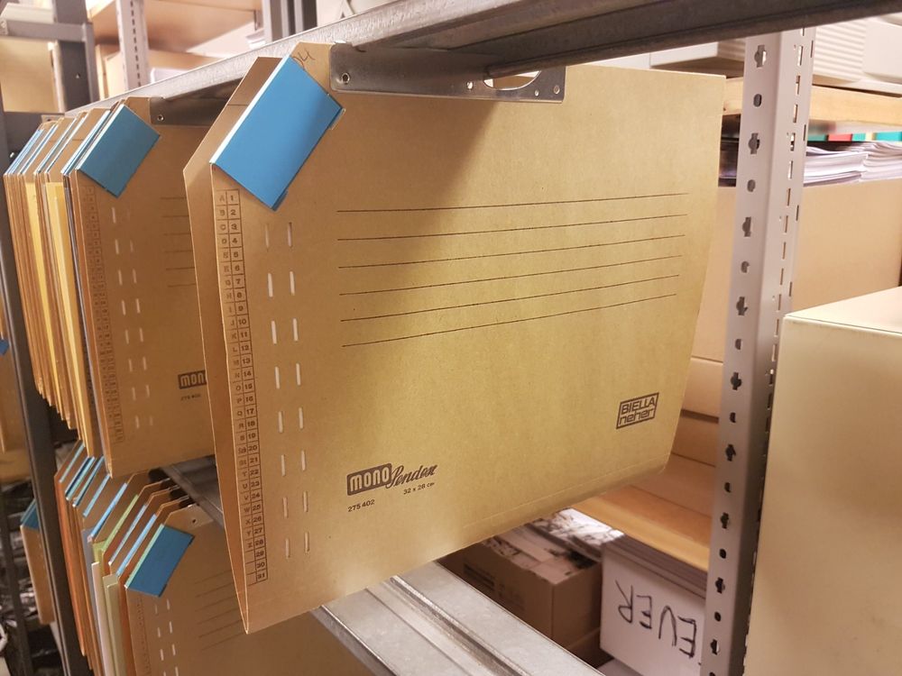 EcoStash Hängeregister Aus Weizenstroh - 6-tlg. Set A4 Mit Trennwänden