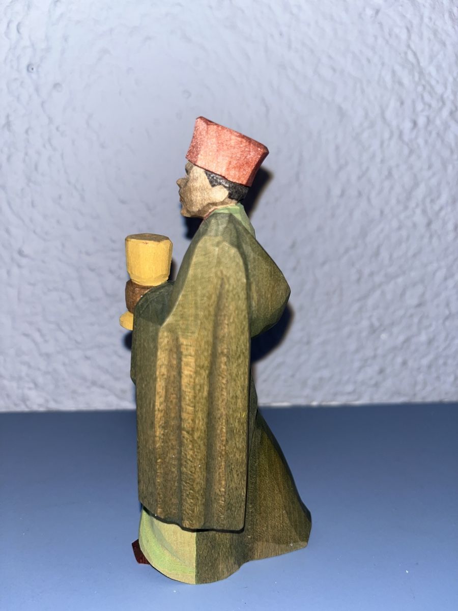 Statuette: König Kaspar Huggler Brienz Krippenfiguren – Usato da Wohlen b. Bern venduto da Ricarda_2000 3